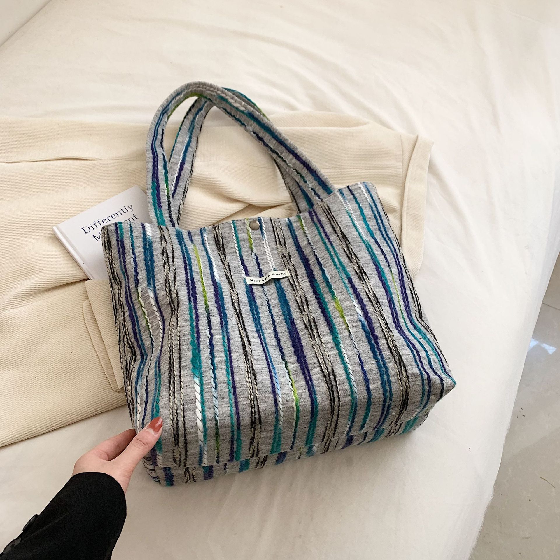 Commuter Rainbow Design Sense Canvas Women's Bag  A12