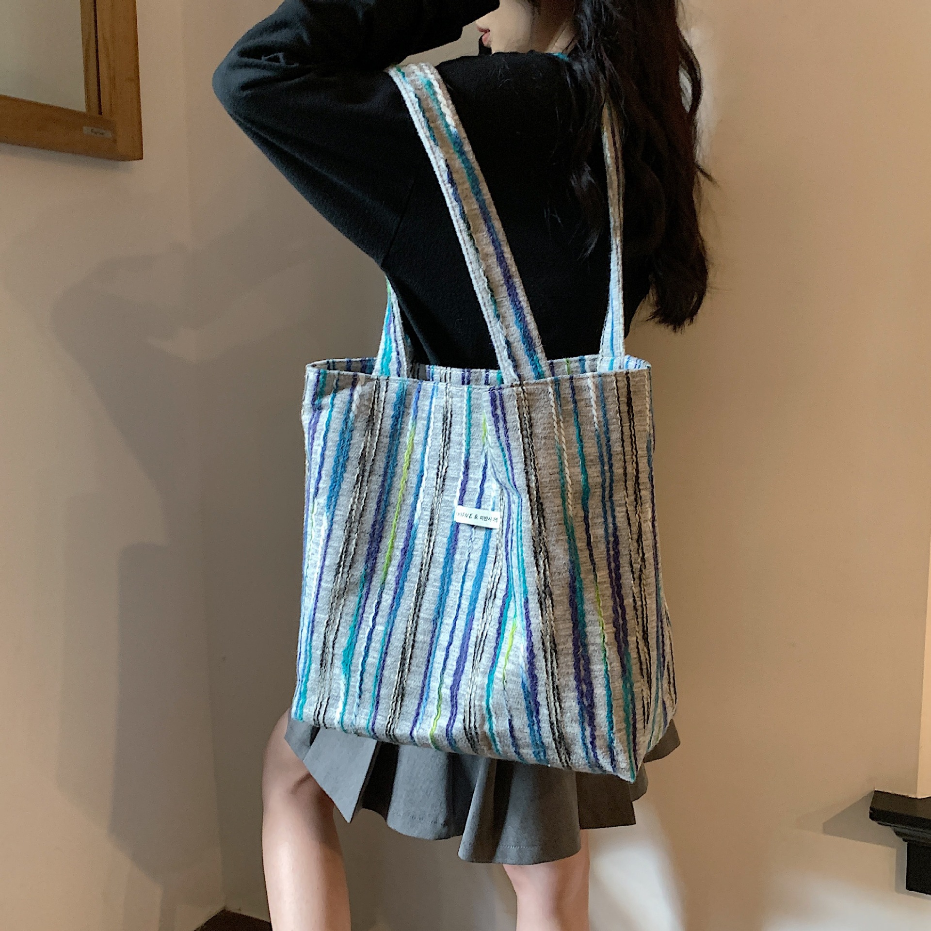 Commuter Rainbow Design Sense Canvas Women's Bag  A12