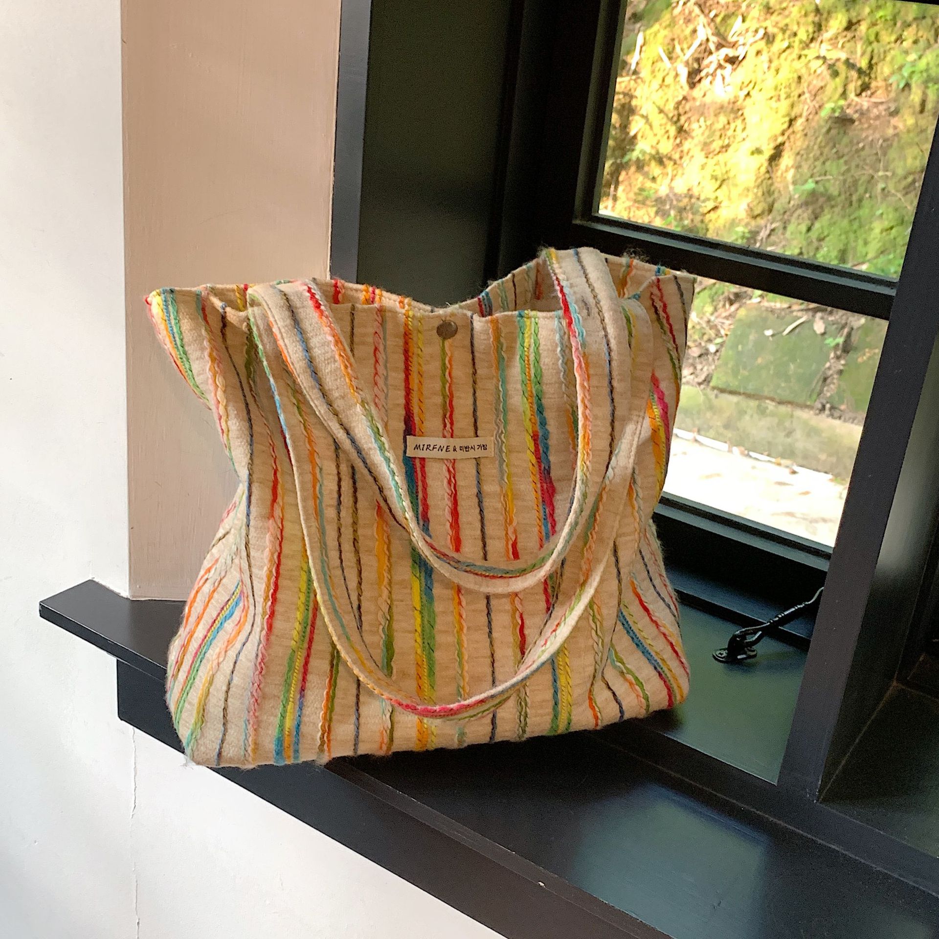 Commuter Rainbow Design Sense Canvas Women's Bag  A12