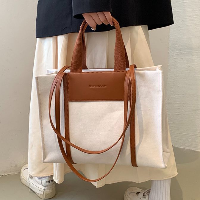 Stitching Tote Bag Ladies Shoulder Bag  A13