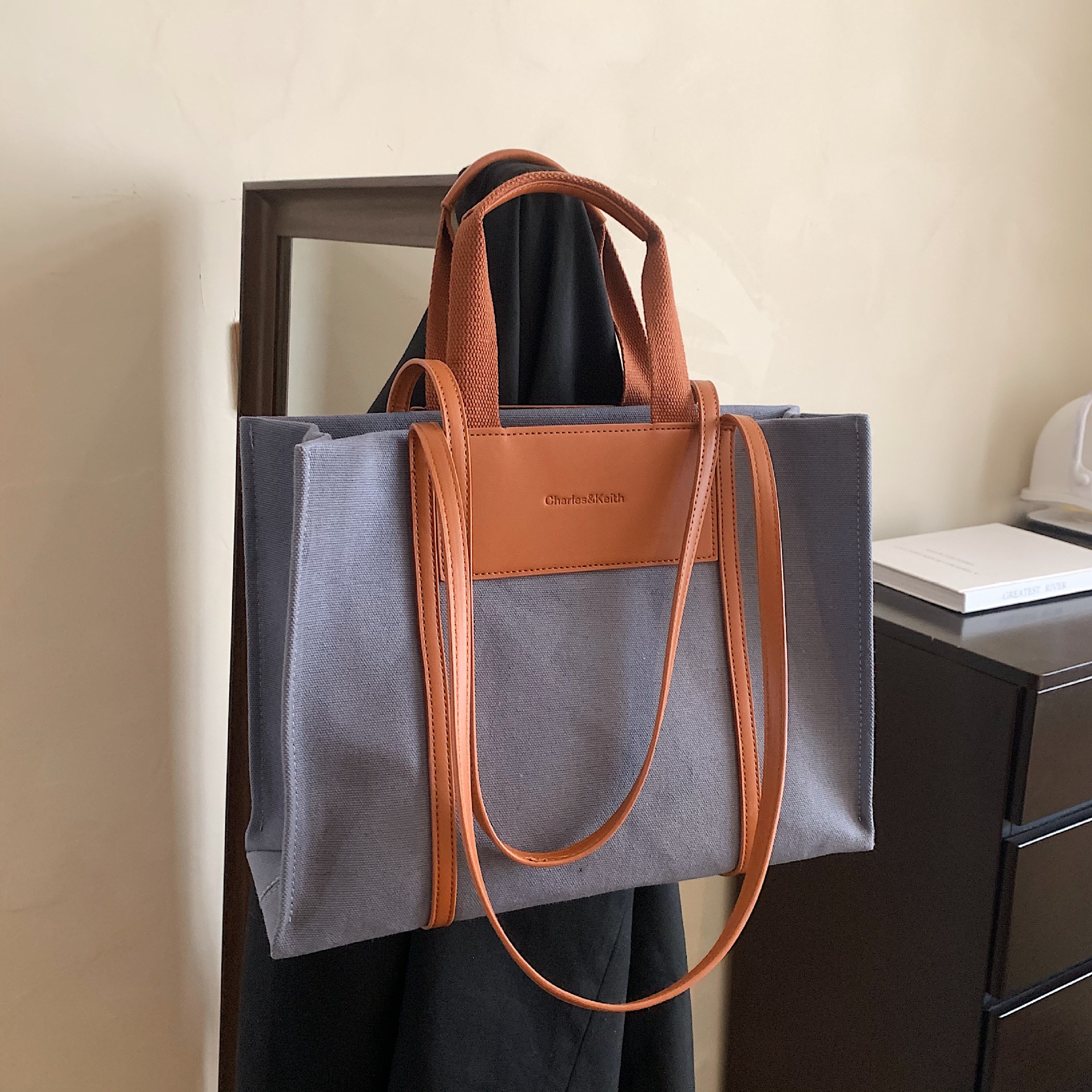 Stitching Tote Bag Ladies Shoulder Bag  A13