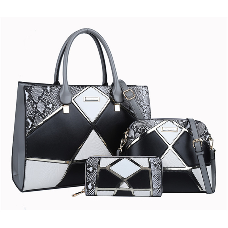 Trend Stitching Large Capacity Handbag  A4