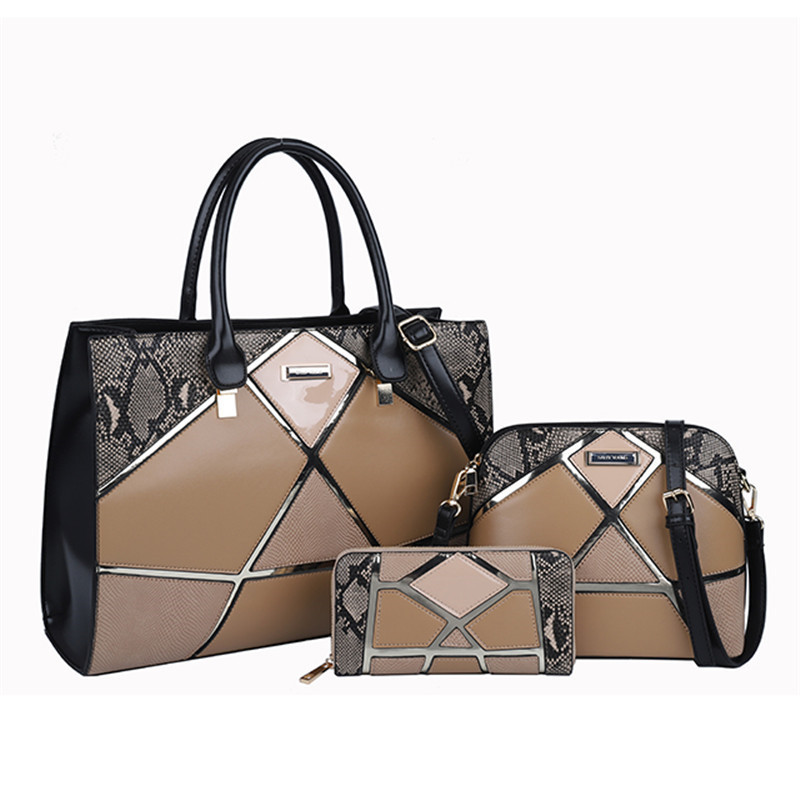 Trend Stitching Large Capacity Handbag  A4