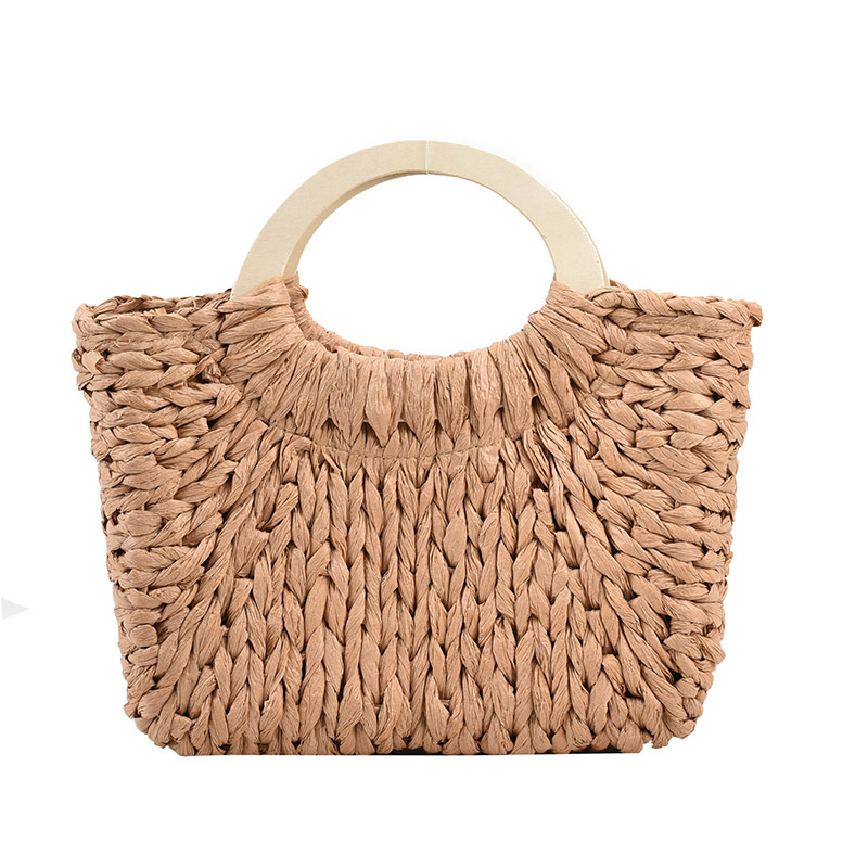 Niche Fresh Straw Handbag  A26