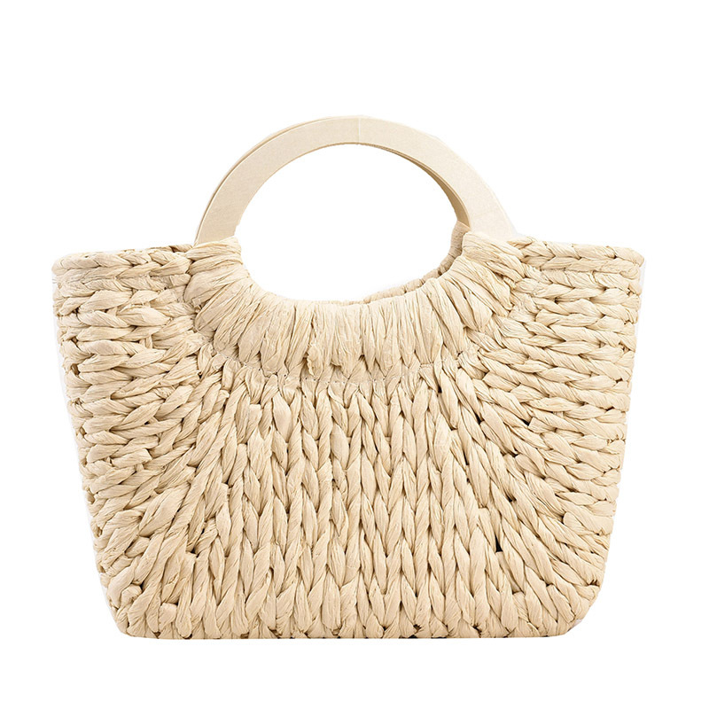 Niche Fresh Straw Handbag  A26
