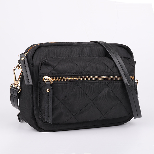 Niche Rhombic Canvas Commuter Women's Bag A25