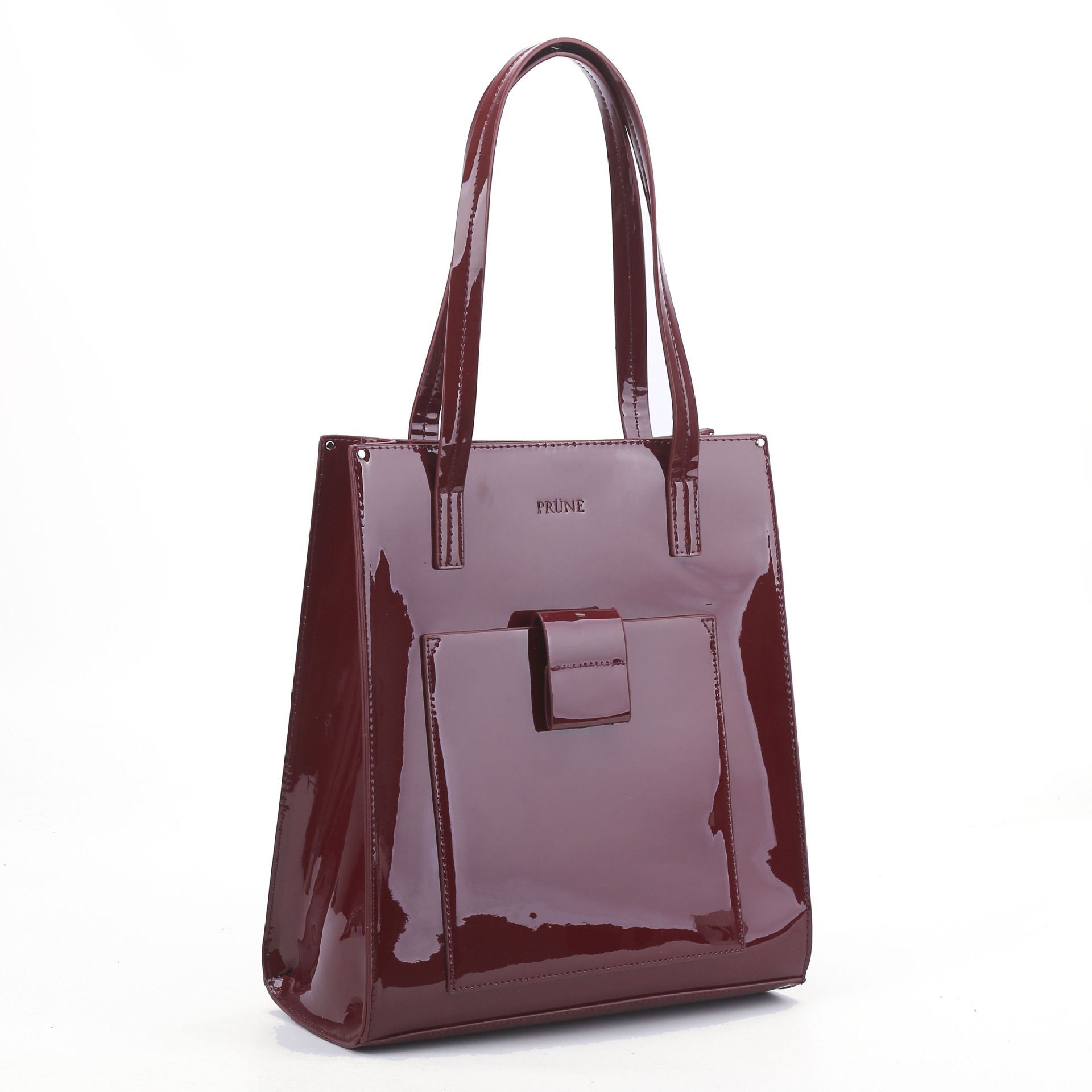 Trendy Patent Leather Shiny Shoulder Bag A34 