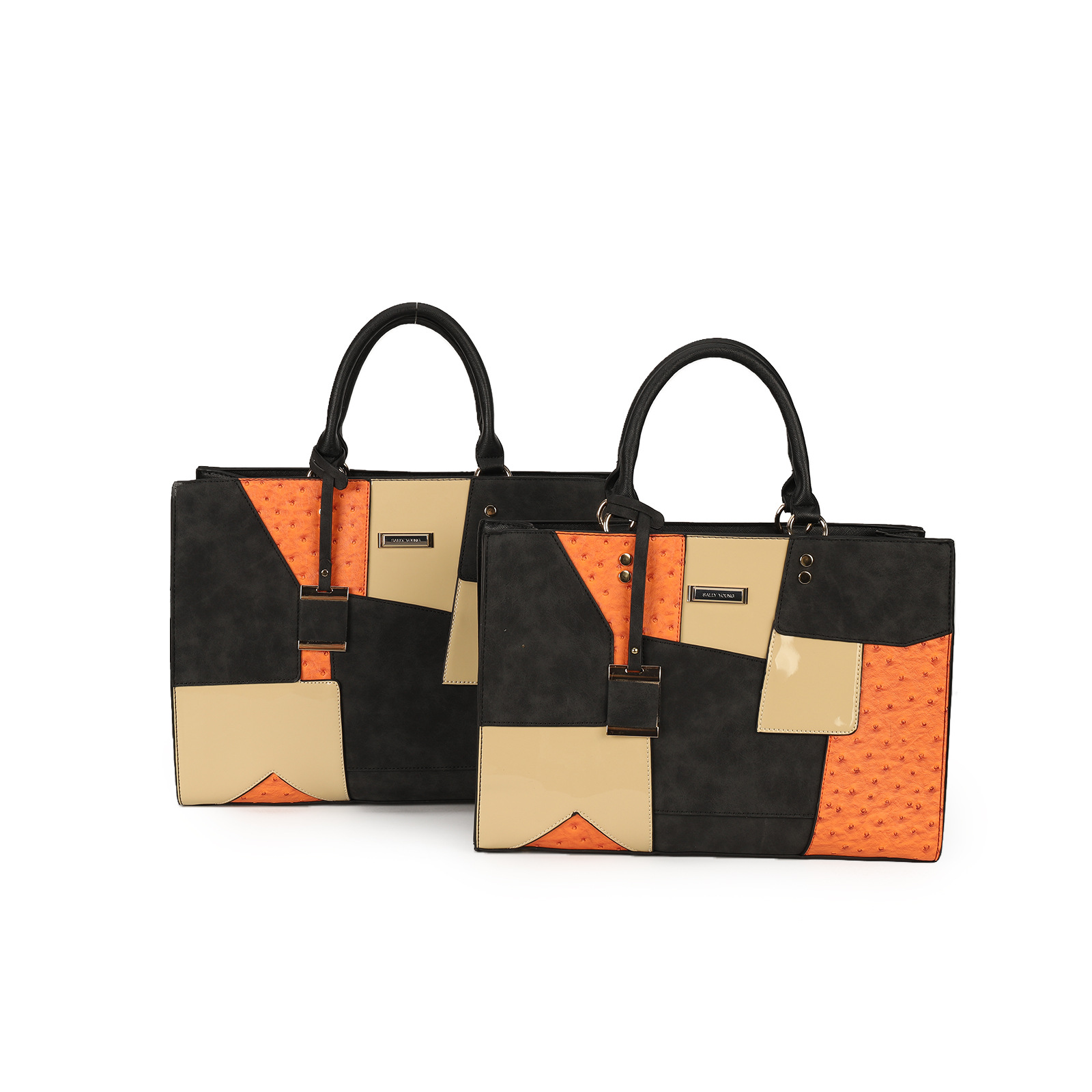 Women's Single Shoulder Trendy Splicing Handbag A41