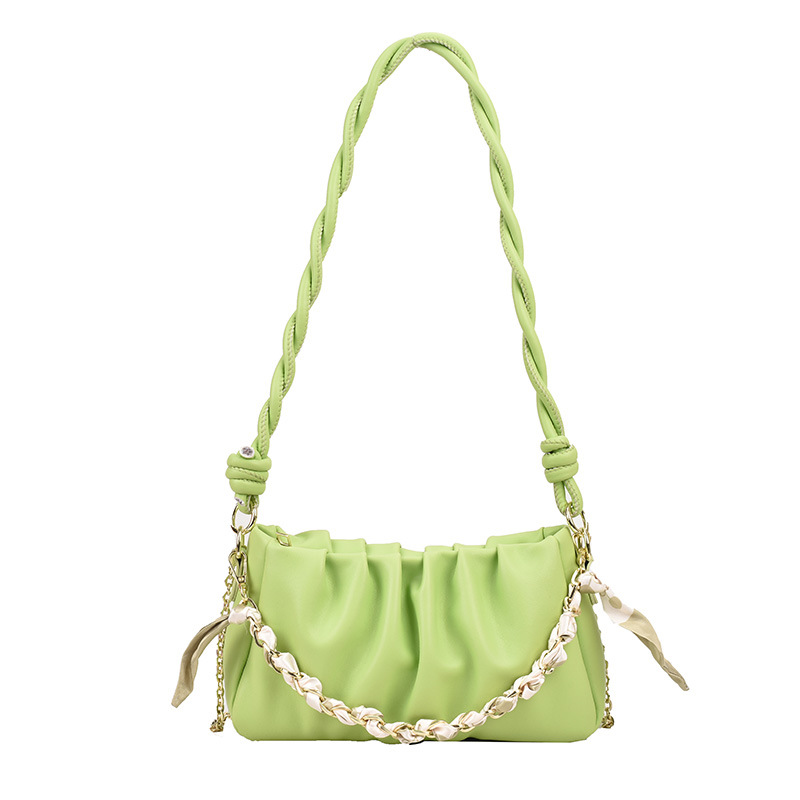 Pleated Shoulder Chain All-Match Women's Bag A81