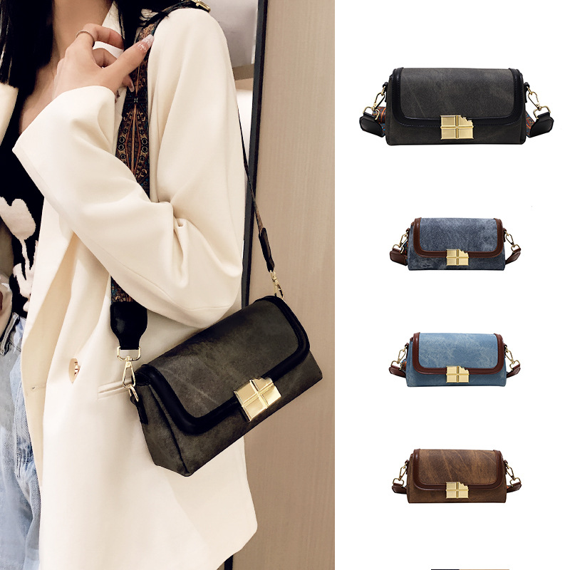 Retro Foreign Style Fashion Denim Bag A79