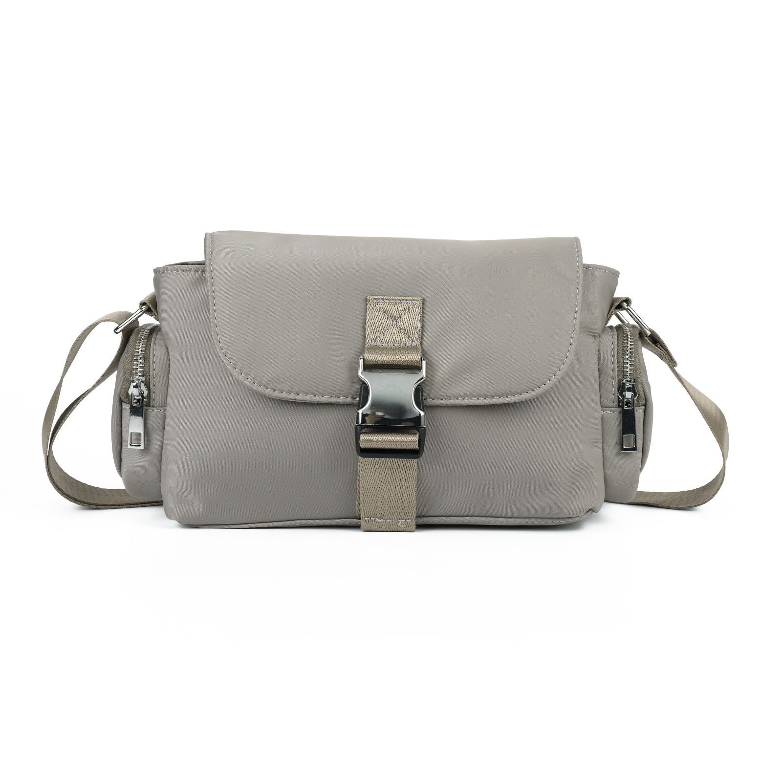 Solid color large capacity fitness messenger bag A86