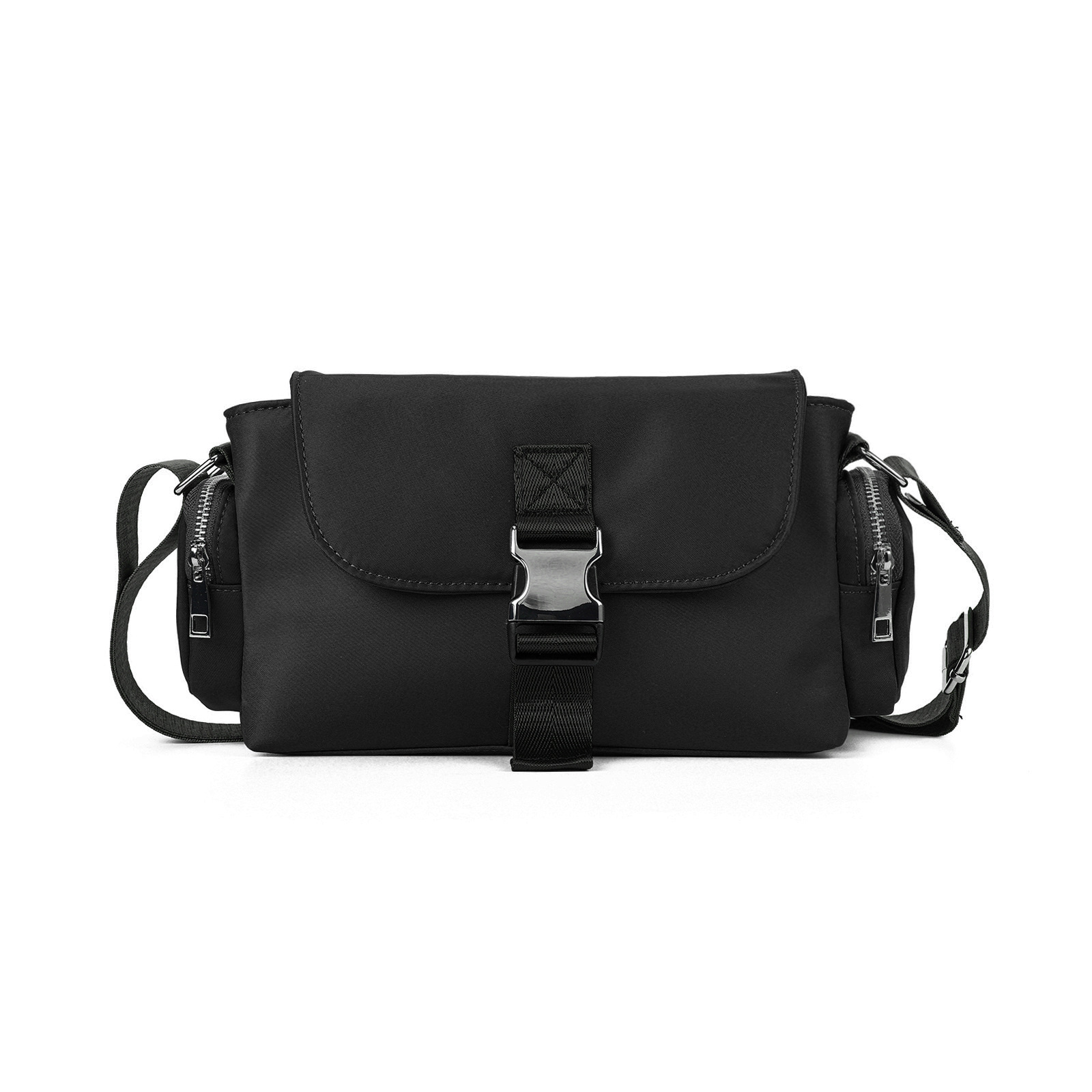 Solid color large capacity fitness messenger bag A86