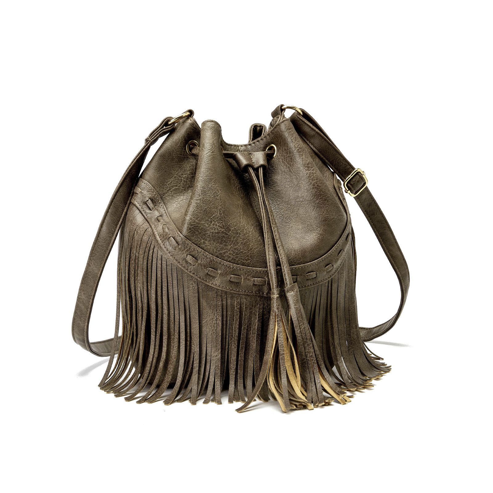 Tassel Bucket Bag Ladies Messenger Bag A65
