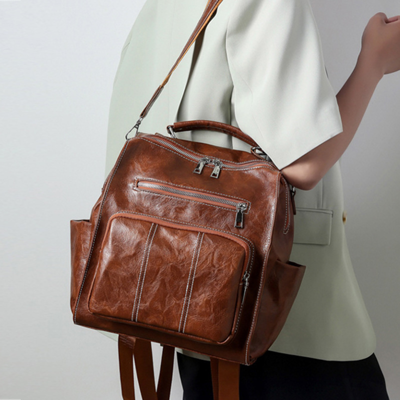 Large Capacity Travel Retro Backpack A106