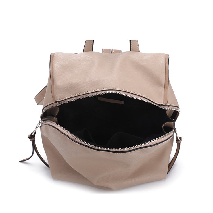 PU Soft Leather Leisure Travel Backpack A114