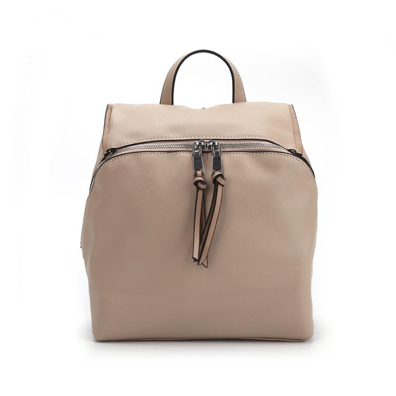 PU Soft Leather Leisure Travel Backpack A114