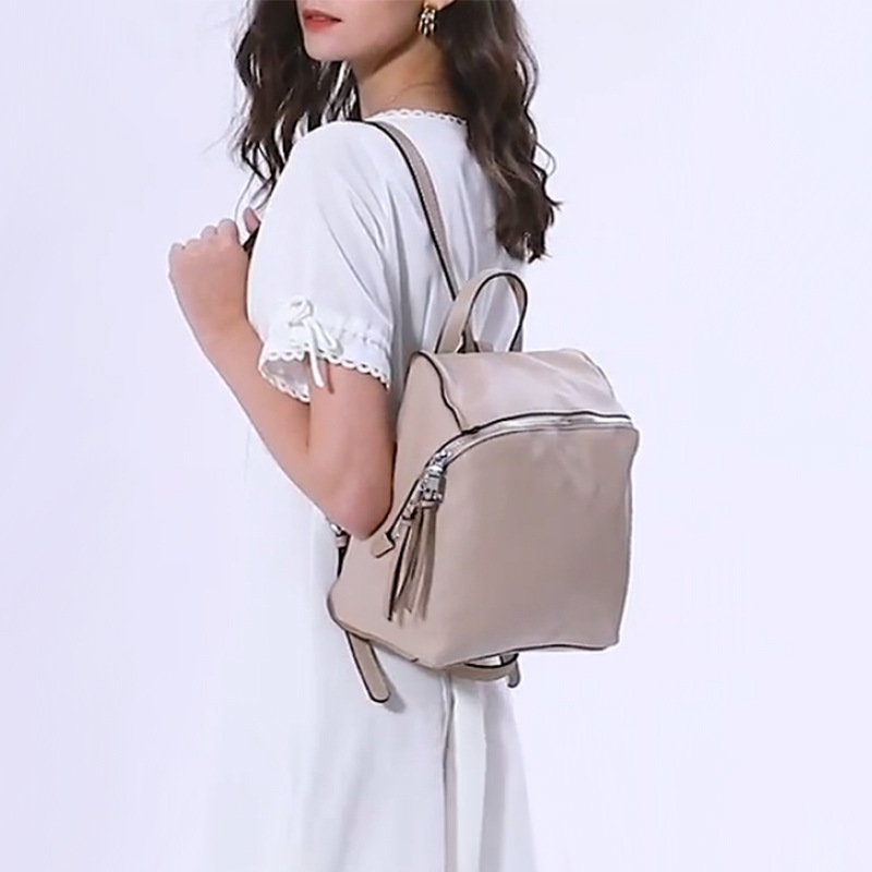 PU Soft Leather Leisure Travel Backpack A114