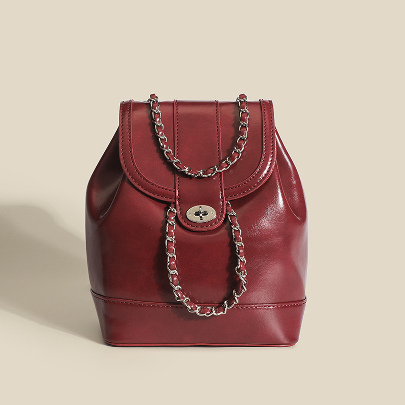 Woven Simple Vintage Backpack A100