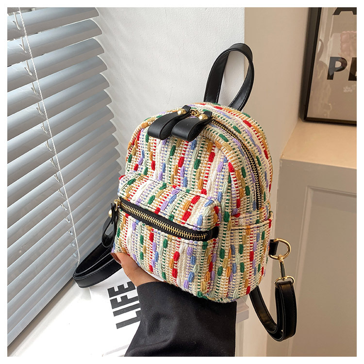 Woven Vintage Backpack A99