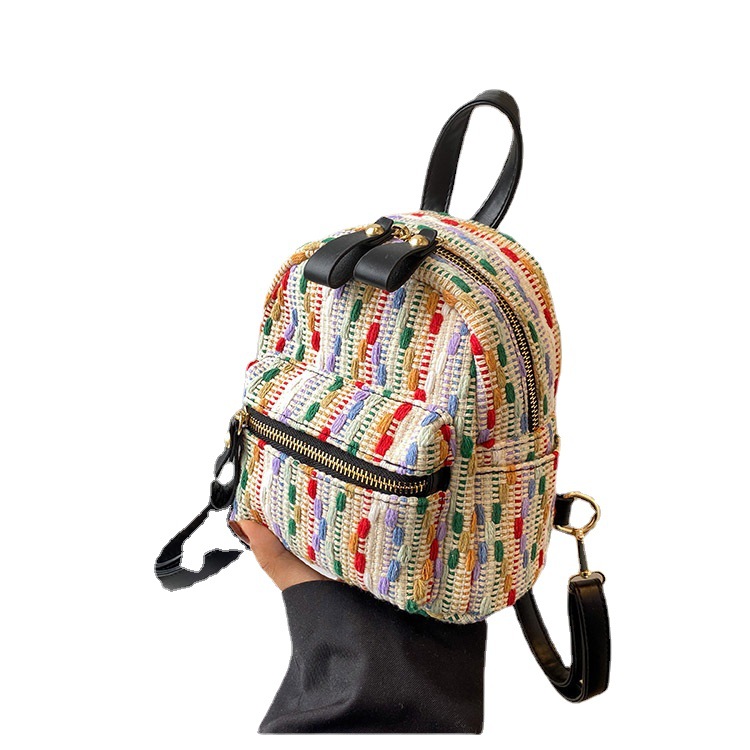 Woven Vintage Backpack A99