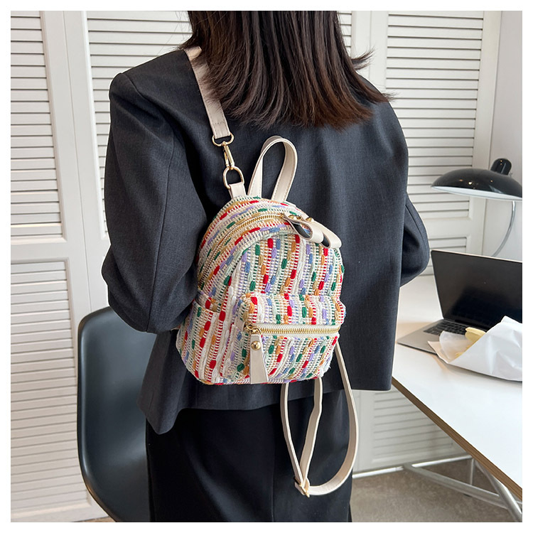Woven Vintage Backpack A99